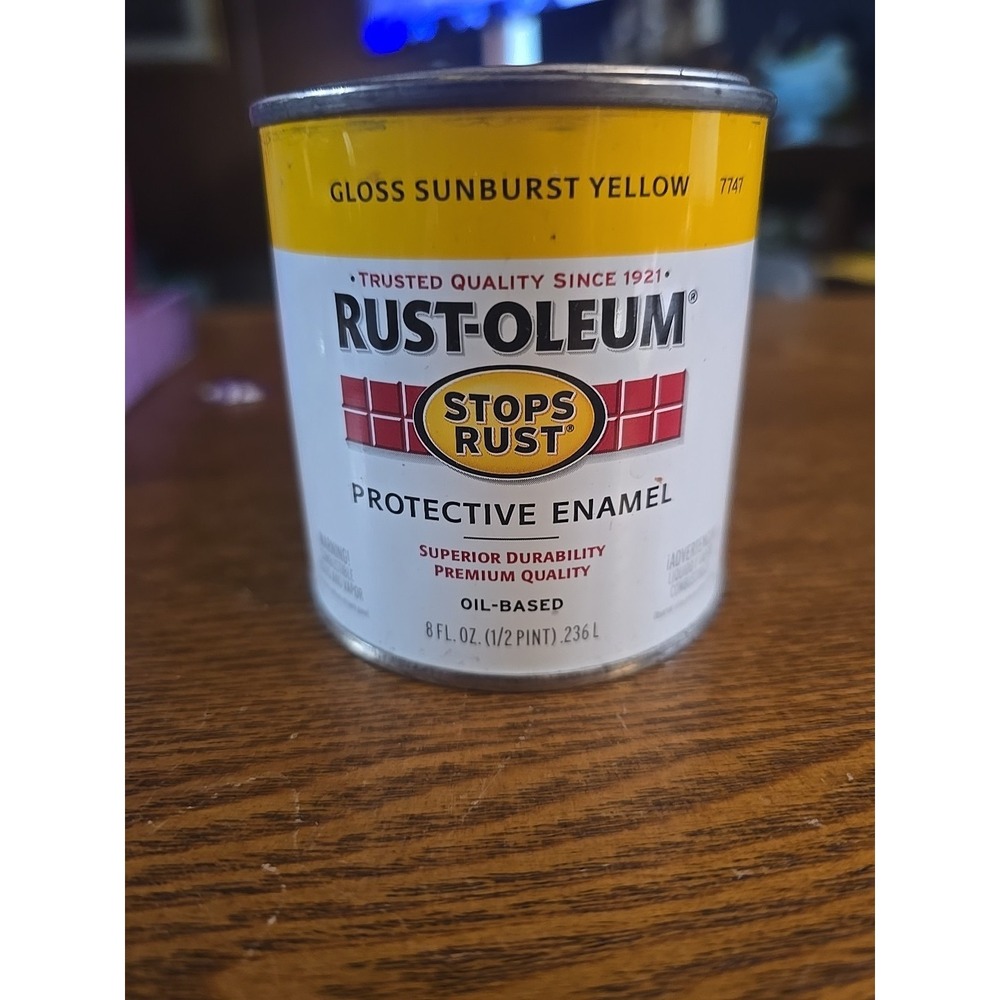 Rust-Oleum 7747730 Stops Rust 8 Fl Oz (Pack of 1), Gloss Sunburst Yellow